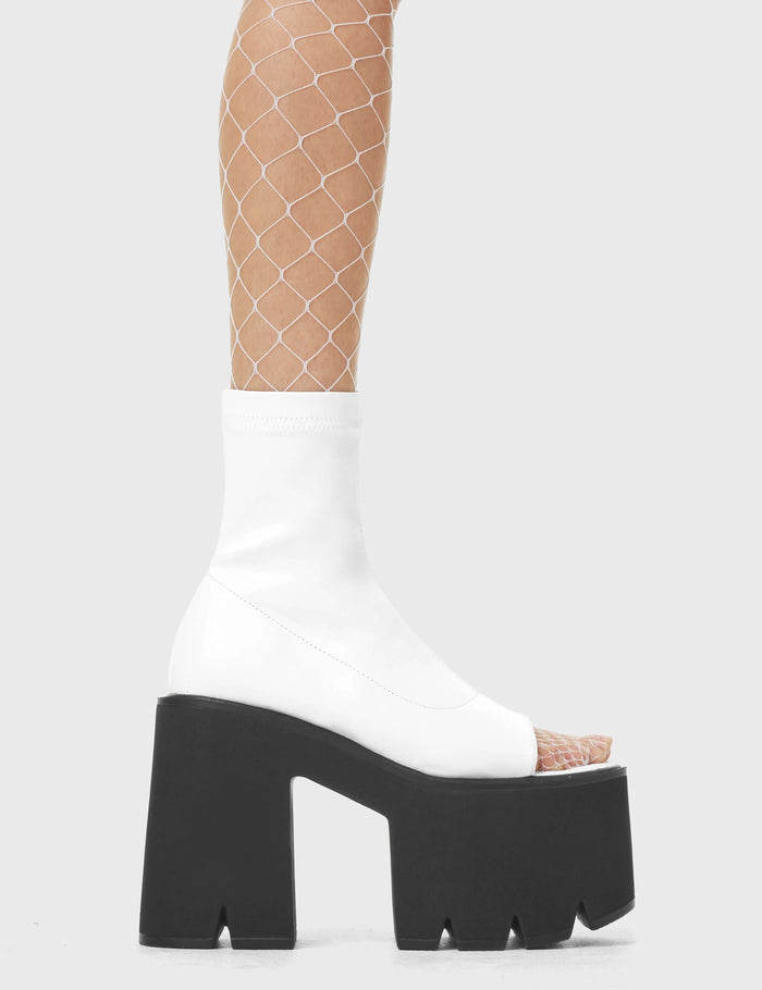 lamoda Unstoppable Chunky Platform Ankle Boots