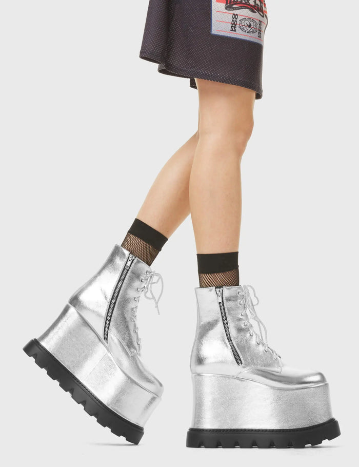 Lamoda Up In Arms Chunky Platform Ankle Boots
