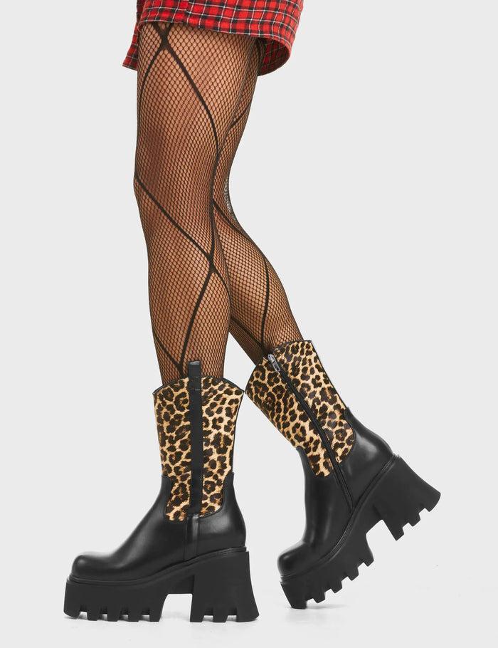 Lamoda Virtuous Chunky Platform Ankle Boots