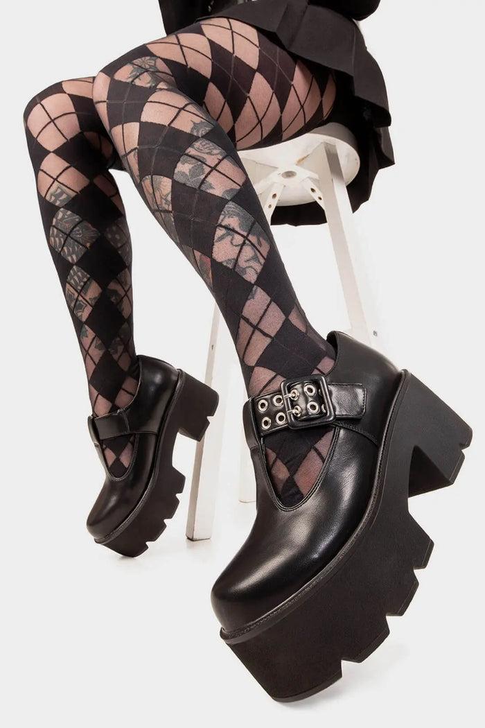 Lamoda Watch Me Chunky Mary Jane Shoes