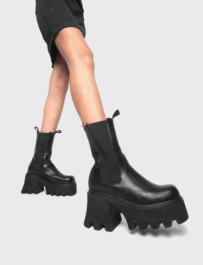 Lamoda Wipe Out Chunky Platform Ankle Boots