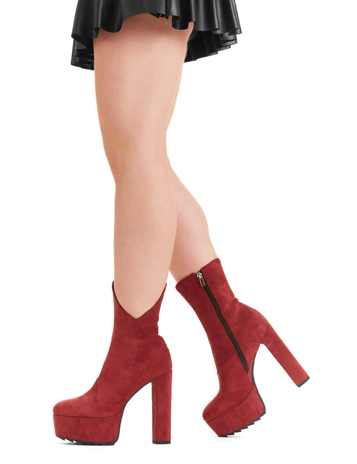 Lamoda Wrapped Up Platform Ankle Boots