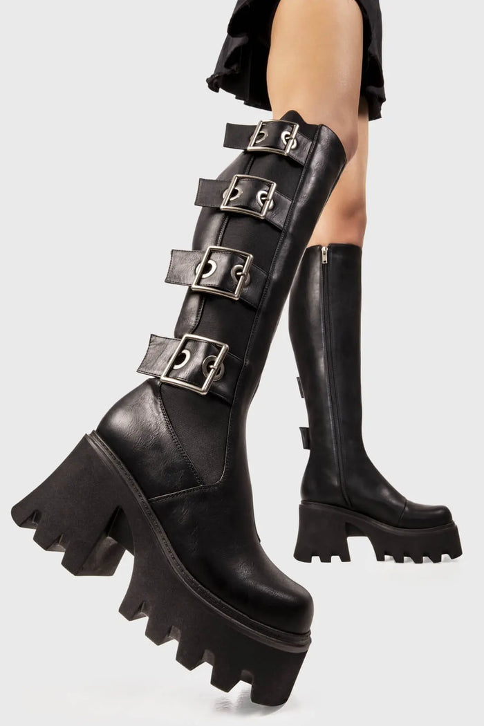 Lamoda Orion's Belt Chunky Platform Knee High Boots