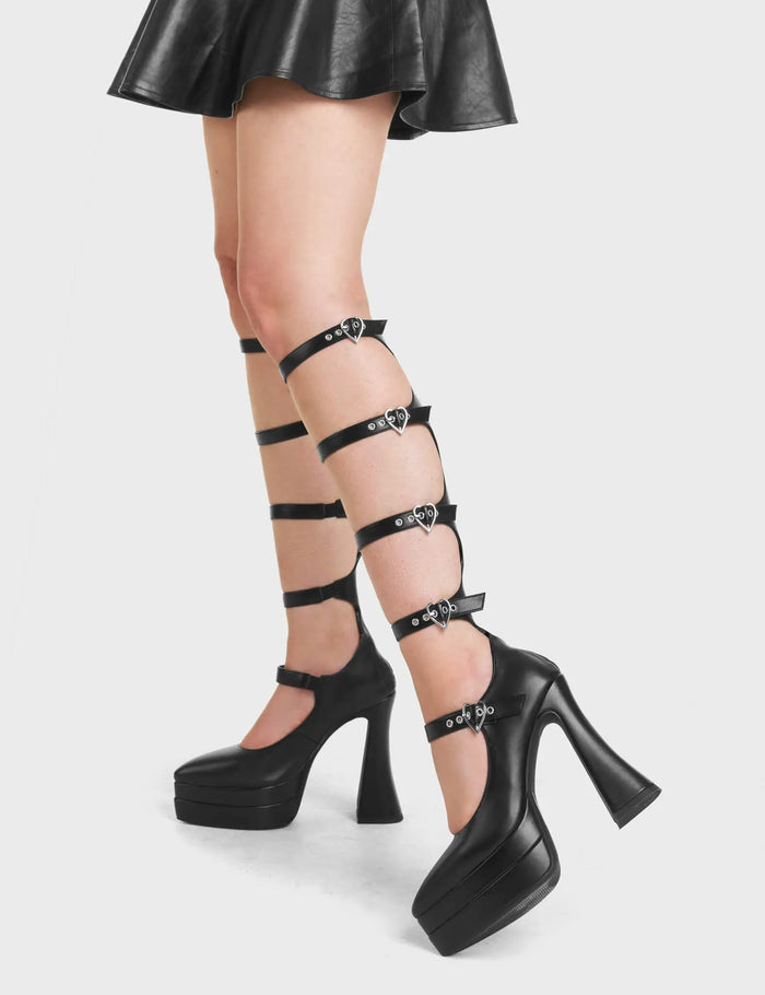 lamoda Sweet Talking Woman Platform Knee High Boots