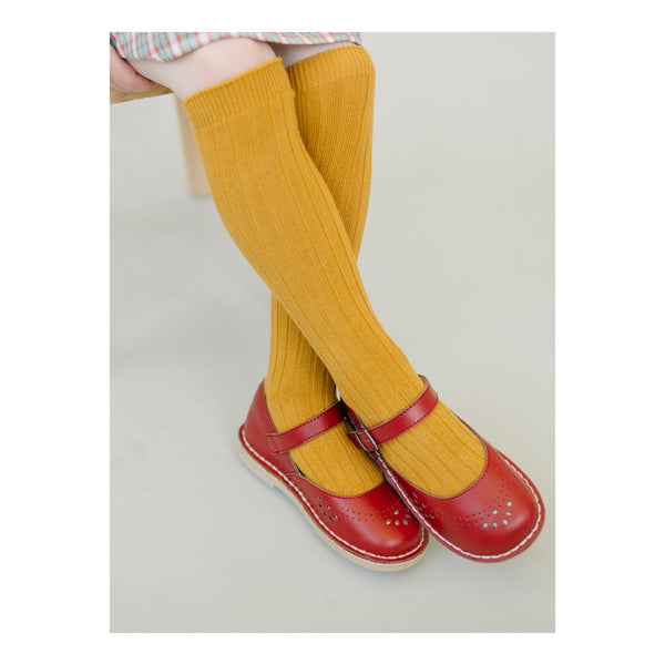 L'amour Antonia Perforated Classic Leather Mary Jane