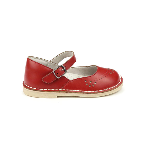 L'amour Antonia Perforated Classic Leather Mary Jane