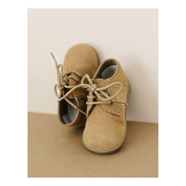 L'amour James Boy's Nubuck Leather Lace Up Shoe (Baby)