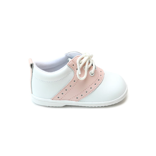 L'amour Addie Pink Saddle Oxford Shoe (Baby)