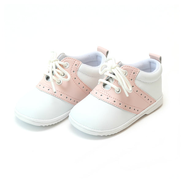 l'amour Addie Pink Saddle Oxford Shoe (Baby)