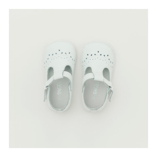 L'amour Birdie Leather T-Strap Mary Jane (Baby)