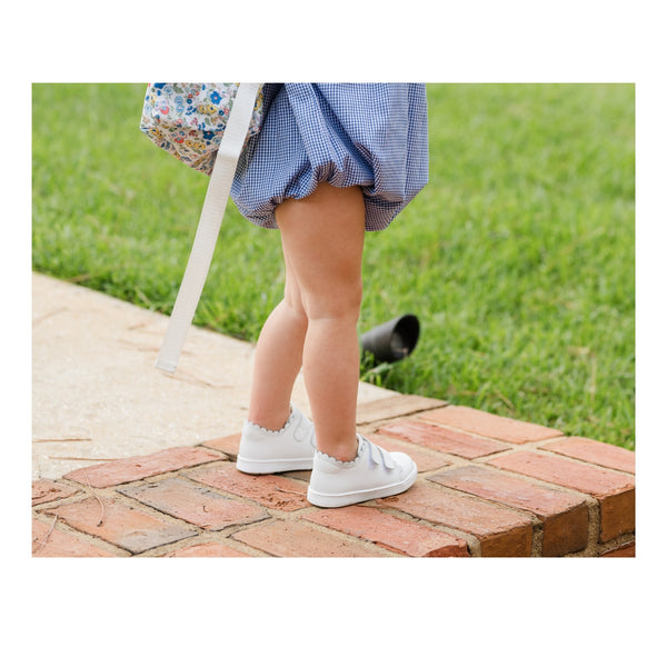 L'amour Caroline Scalloped Sneaker