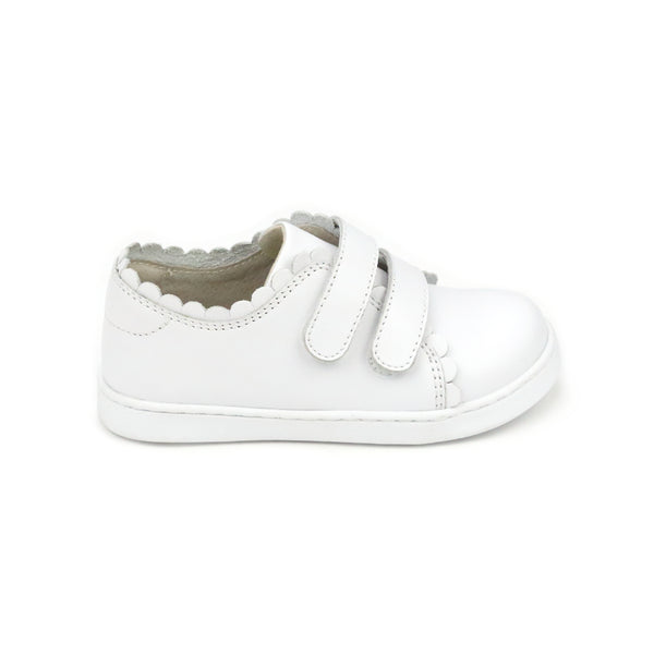 L'amour Caroline Scalloped Sneaker