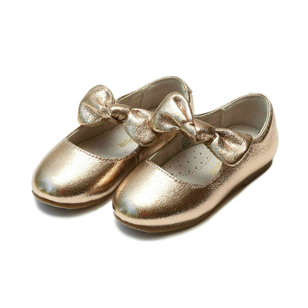 L'amour Celia Knotted Bow Flat