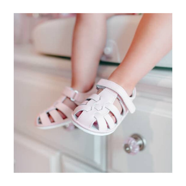 L'amour Christie Leather Fisherman Sandal (Baby)