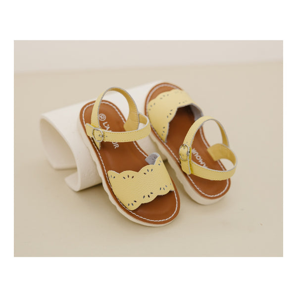 L'amour Ella Scalloped Sandal