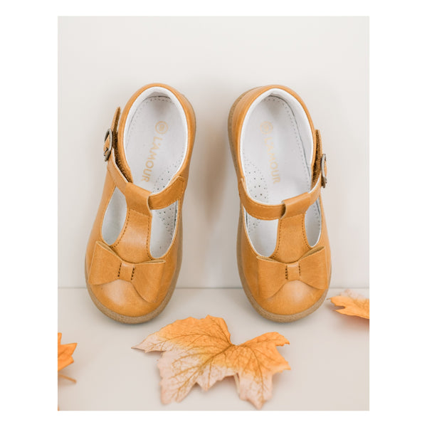 L'amour Emma Bow T-Strap Mary Jane