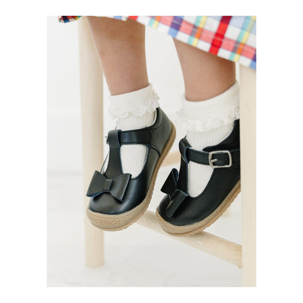 L'amour Emma Classic Bow T-Strap Mary Jane