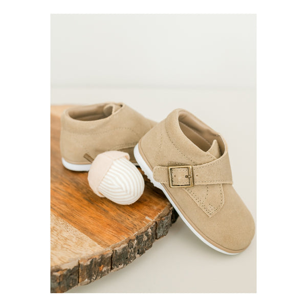 L'amour Finch Boy's Buckled Leather Boot (Baby)