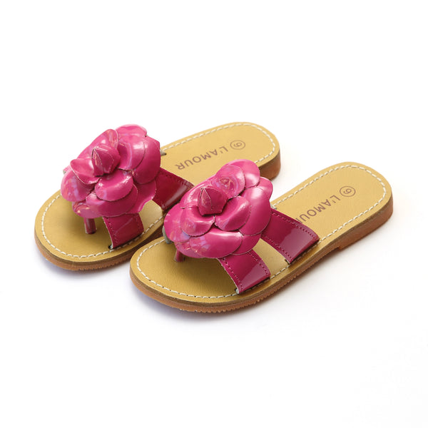 L'amour Florence Flower Thong Sandal