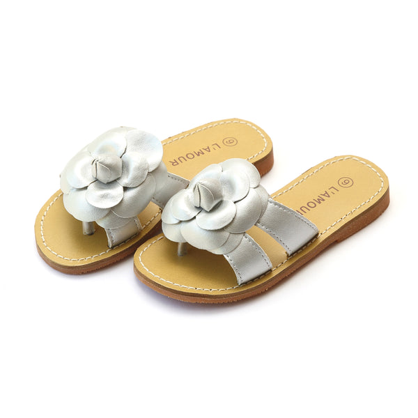 L'amour Florence Flower Thong Sandal