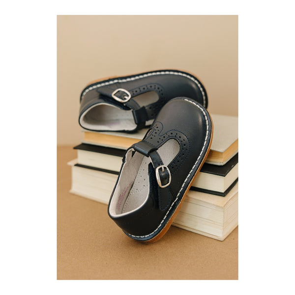 L'amour Frances T-Strap Perforated Mary Jane