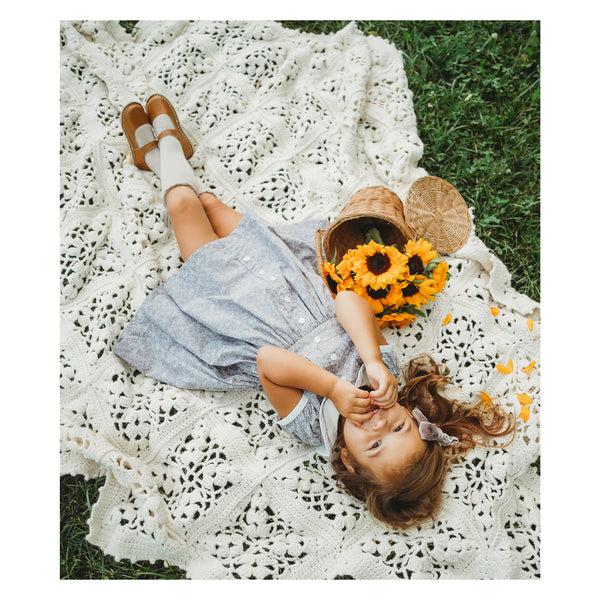 L'amour Grace Leather School Mary Jane (Honey)