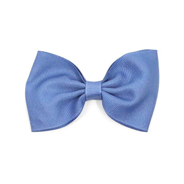 l'amour Grosgrain Bow Hair Clip (French Blue)