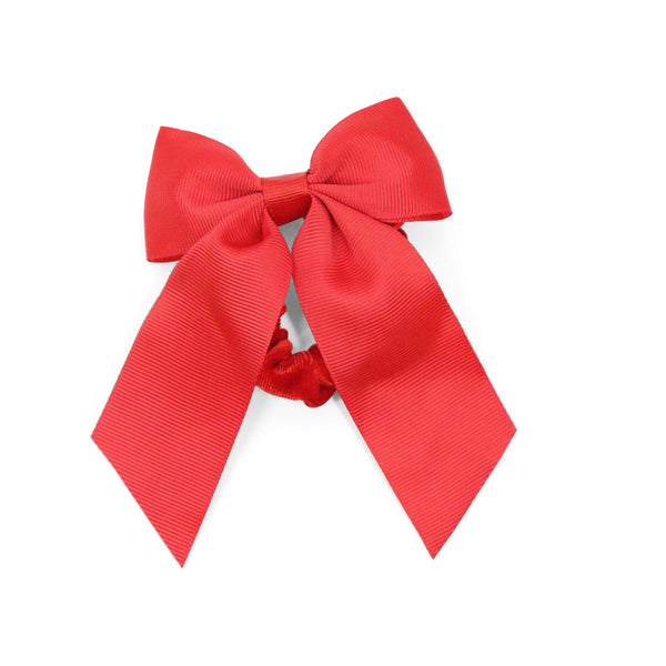l'amour Grosgrain Bow Scrunchie (Red)