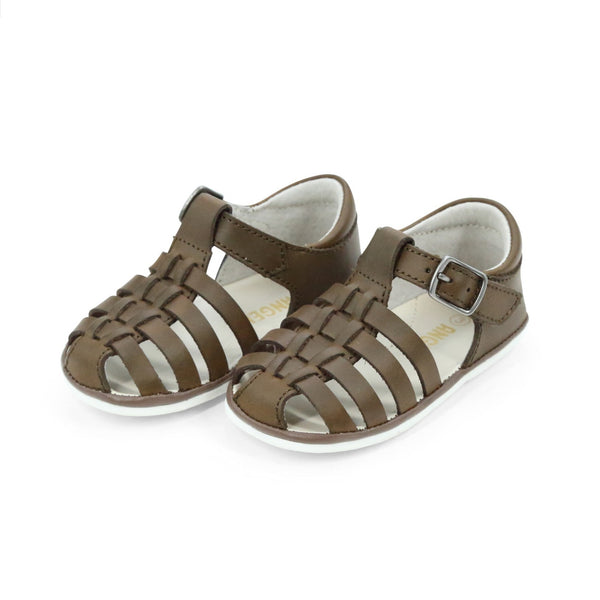 l'amour Joshua Leather Fisherman Sandal (Baby)