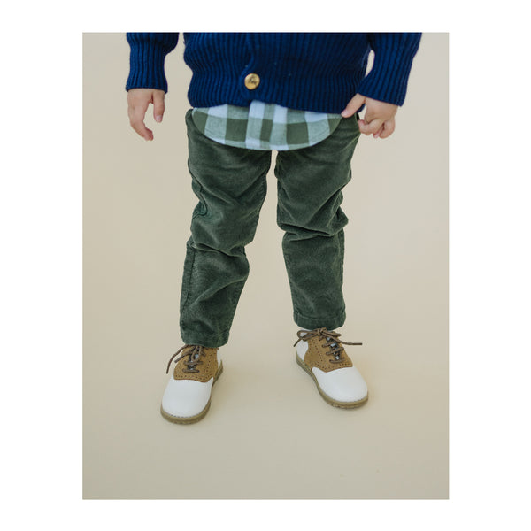 L'amour Luke Two Tone Leather Saddle Shoe