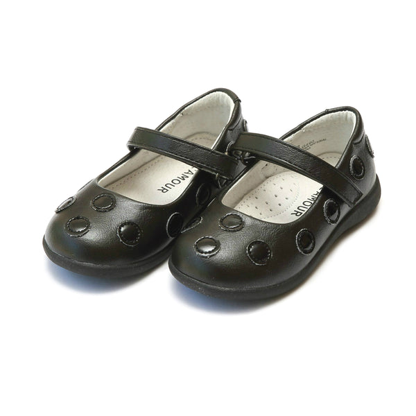 L'amour Mara Polka Dot Sporty Mary Jane