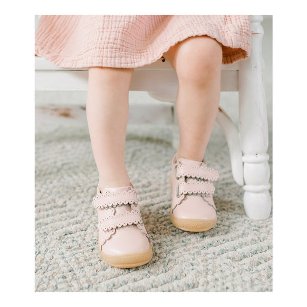 L'amour Marisa Scalloped Sneaker