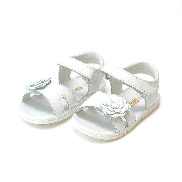 l'amour Mila Flower Cutout Sandal (Baby)