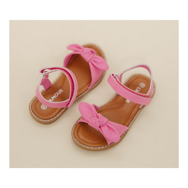L'amour Pamela Knotted Bow Sandal