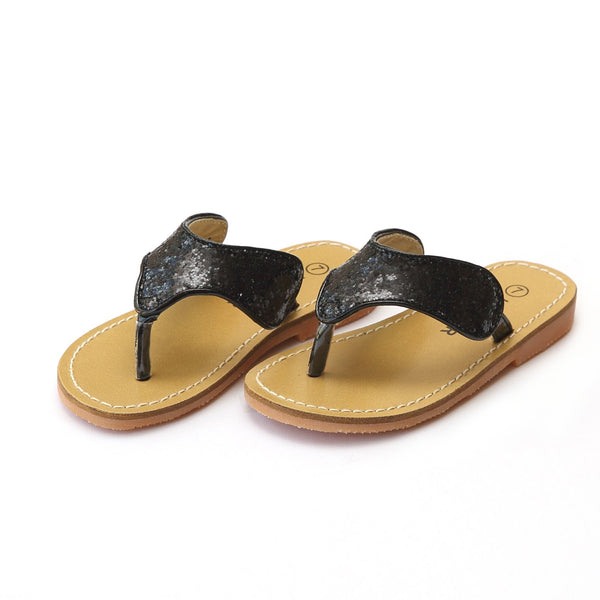 L'amour Ramona Glitter Thong Sandal