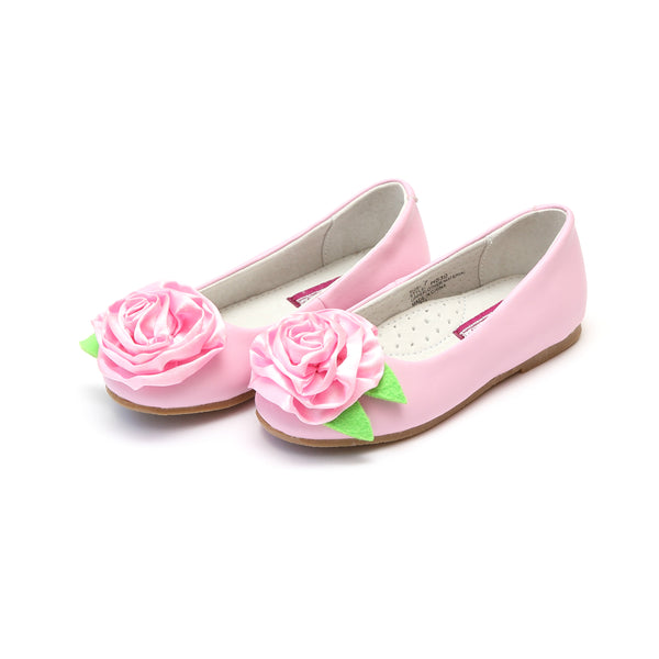 l'amour Rosa Leather Ballet Flat
