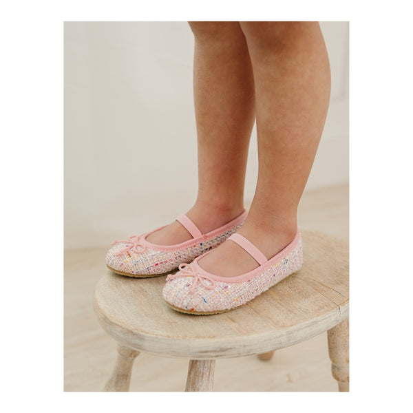 L'amour Sabrina Tweed Flat