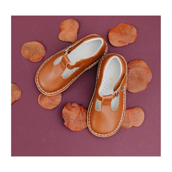 L'amour Selina Scalloped T-Strap Mary Jane