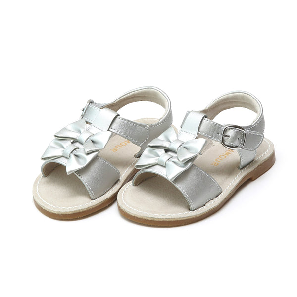 L'amour Serena Double Bow Sandal