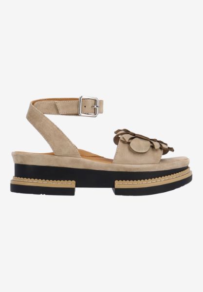 L'amour Des Pieds ADJUSTABLE STYLES Alaric TAUPE KIDSUEDE