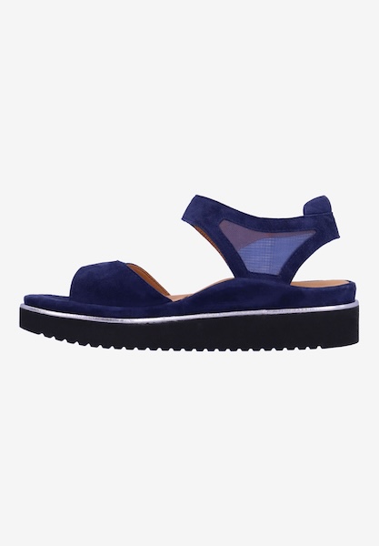 L'amour Des Pieds ADJUSTABLE STYLES Arna NAVY SUEDE/MESH