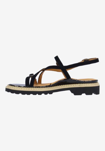 L'amour Des Pieds ADJUSTABLE STYLES Danilo BLACK KIDSUEDE