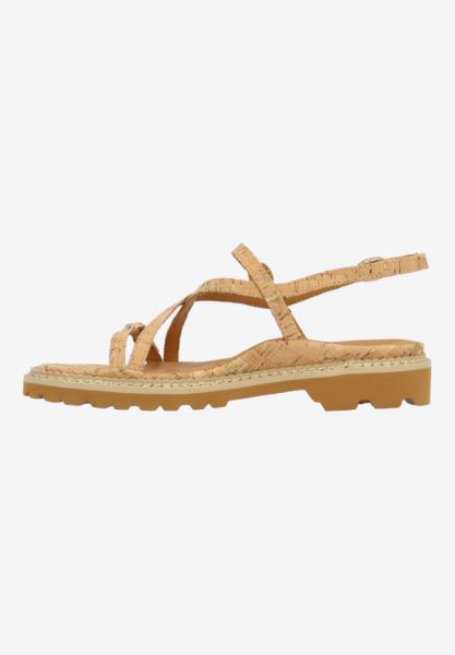 L'amour Des Pieds ADJUSTABLE STYLES Danilo NATURAL/GOLD CORK