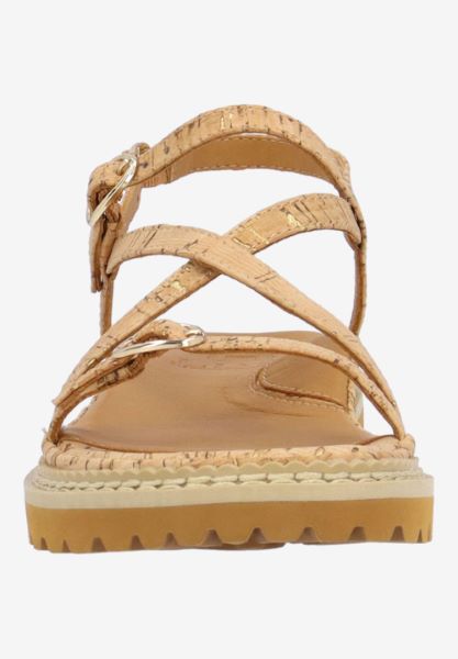 L'amour Des Pieds ADJUSTABLE STYLES Danilo NATURAL/GOLD CORK