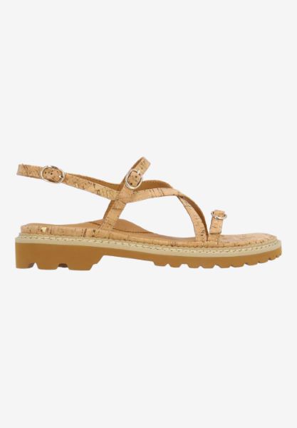 L'amour Des Pieds ADJUSTABLE STYLES Danilo NATURAL/GOLD CORK