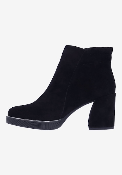 L'amour Des Pieds BOOTS AND BOOTIES Lanelle BLACK KIDSUEDE