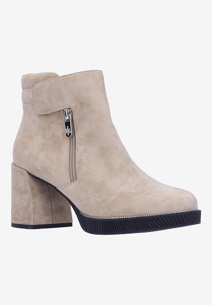 l'amour des pieds BOOTS AND BOOTIES Lanelle TAUPE KIDSUEDE