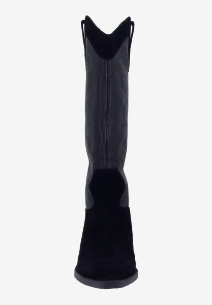 L'amour Des Pieds BOOTS AND BOOTIES Veera BLACK LAMBA/KIDSUEDE