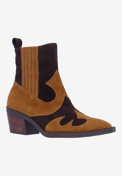 l'amour des pieds BOOTS AND BOOTIES Veona COFFEE/CHOCOLATE KIDSUEDE