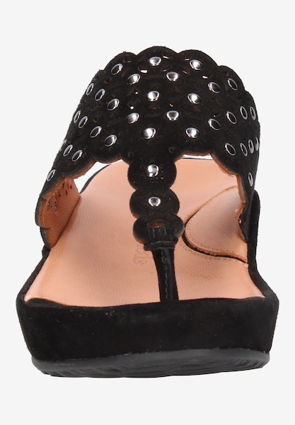 L'amour Des Pieds CLEARANCE STYLES Chuxley BLACK KID SUEDE